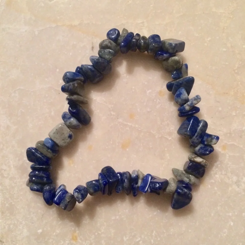 NWT NATURAL GEMS Three Gemstone Bracelets Bundle of harmony/balance